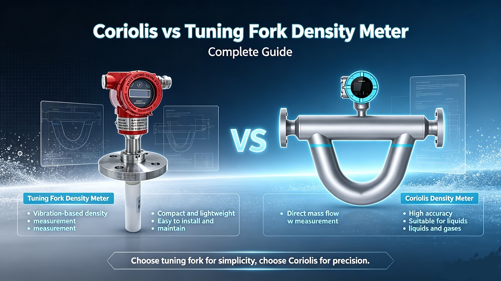 Coriolis vs Tuning Fork Density Meter