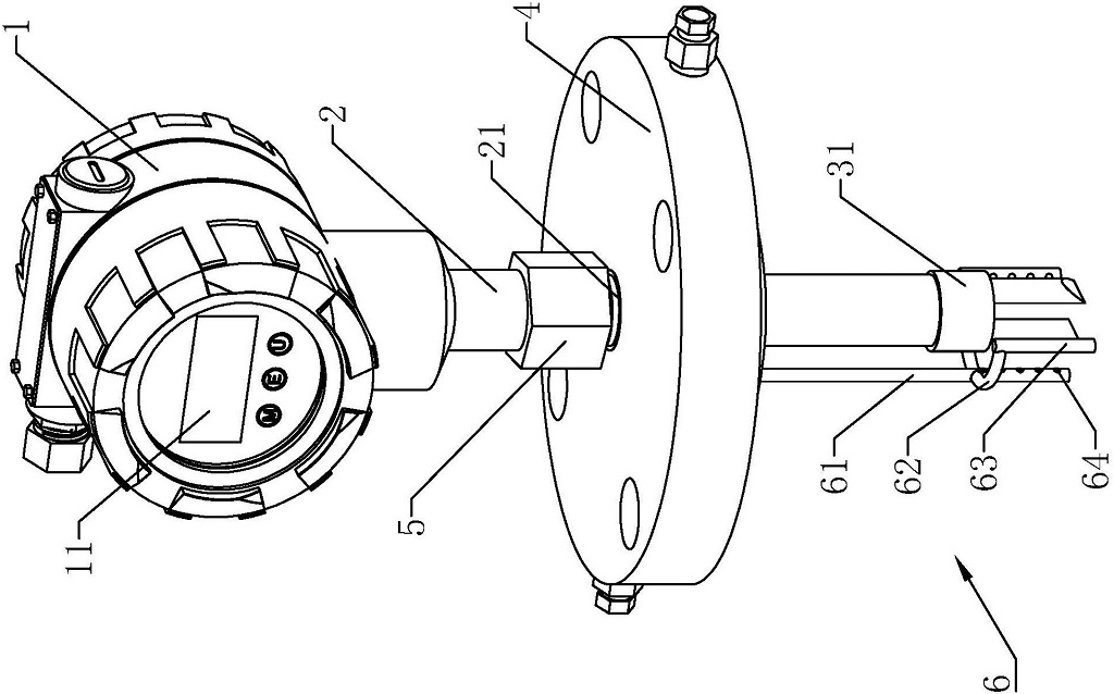 Tuning fork density meter resonant frequency principle diagram 1